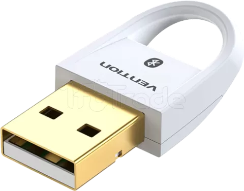 Photo de Mini Adaptateur Vention USB BlueTooth 5.0 (Blanc)
