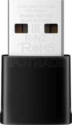 Photo de Mini Carte Réseau USB WiFi Mercusys MA12N (300N)