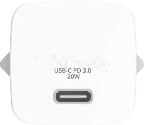Photo de Mini chargeur secteur Verbatim GaN USB-C 20W (Blanc)
