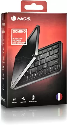 Photo de Mini Clavier sans fil Bluetooth NGS Domino (Noir)
