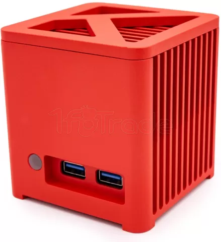 Photo de Mini PC Kubb Mini - Intel N300 256Go (Rouge) Win11 Pro