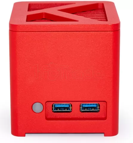 Photo de Mini PC Kubb Mini - Intel N300 256Go (Rouge) Win11 Pro