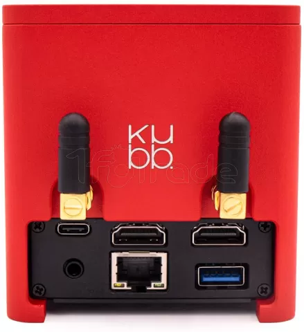 Photo de Mini PC Kubb Mini - Intel N300 256Go (Rouge) Win11 Pro