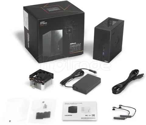 Photo de Mini PC/Barebone ASRock DeskMini X600 (Noir)