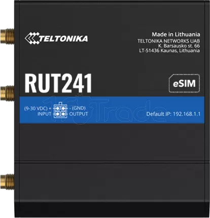 Photo de Modem Routeur industriel Wifi 4G Teltonika RUT241 (Noir)