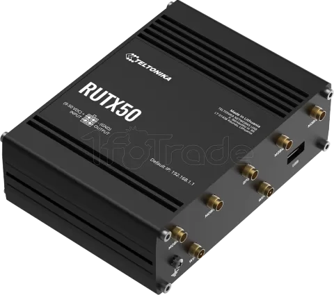 Photo de Modem Routeur industriel Wifi Dual eSIM 5G Teltonika RUTX50 (Noir)