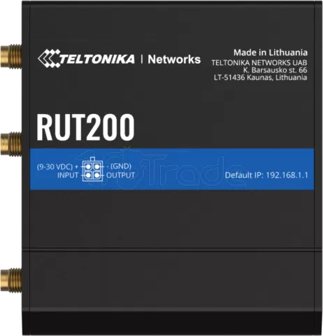 Photo de Modem Routeur Wifi 4G WiFi industriel Teltonika RUT200 (Noir)