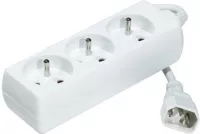 Photo de Multiprise 3 prises CEE22 pour onduleur (norme IEC) (Blanc)