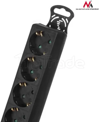 Photo de Multiprise 5 prises Maclean MCE227 + Interrupteur 5m (Noir)