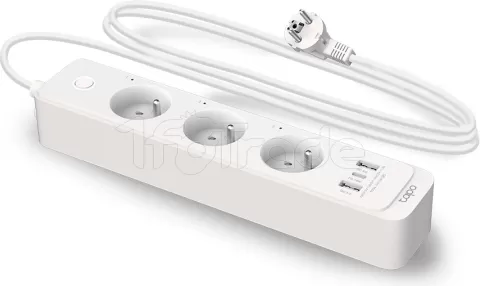 Photo de Multiprise connectée 3 prises TP-Link Tapo P300 + USB (Blanc)
