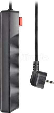 Photo de Multiprise Surtension NGS Surge Pole 800 - 8 prises + Interrupteur 1,50m (Noir)