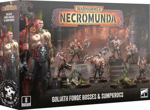 Photo de Necromunda - Goliath Gang : Forge Boss & Sumpkrocs