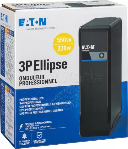 Photo de Onduleur Eaton 3P Ellipse - 550VA (Prises FR)
