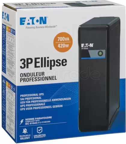 Photo de Onduleur Eaton 3P Ellipse - 700VA (Prises IEC 13)