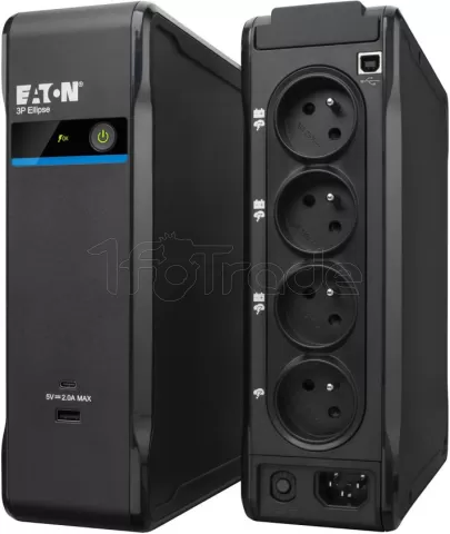 Photo de Onduleur Eaton 3P Ellipse - 900VA (Prises FR) + 2 ports USB