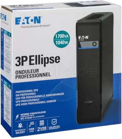 Photo de Onduleur Eaton 3P Ellipse USB - 1700VA (Prises EU)