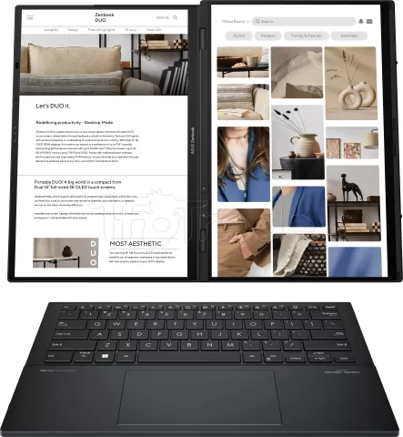 Photo de Ordinateur Portable Asus ZenBook Duo OLED UX8406CA-ISCQL302X (14") Win11 Pro