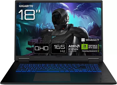 Photo de Ordinateur Portable Gigabyte Gaming A18 3WHK3FRC64SH (18") Win11 Pro