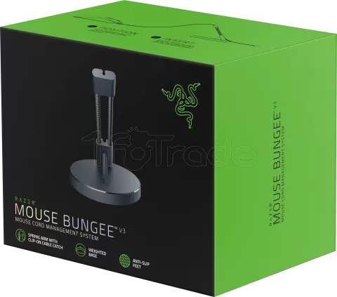 Photo de Organisateur de câble de souris Razer Bungee V3 (Noir)