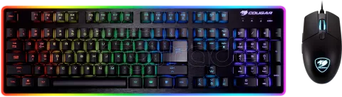 Photo de Pack 2en1 (Clavier/Souris) Cougar DeathFire EX RGB (Noir)