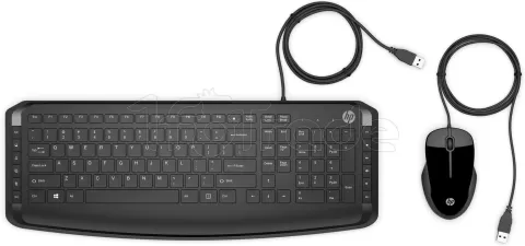 Photo de Pack 2en1 (Clavier/Souris) HP Pavilion 200 (Noir)