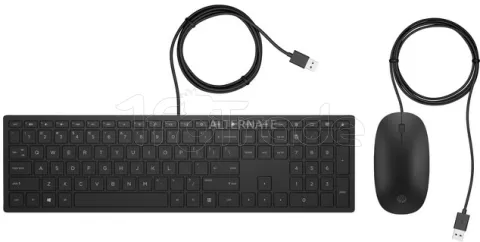 Photo de Pack 2en1 (Clavier/Souris) HP Pavilion 400 (Noir)