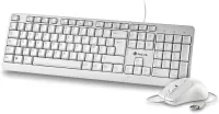 Photo de Pack 2en1 (Clavier/Souris) NGS Cocoa (Blanc)