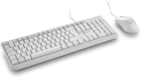 Photo de Pack 2en1 (Clavier/Souris) NGS Cocoa (Blanc)
