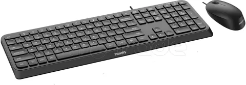 Photo de Pack 2en1 (Clavier/Souris) Philips 2000 series (Noir)