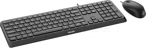 Photo de Pack 2en1 (Clavier/Souris) Philips 2000 Series (Noir)