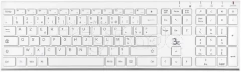 Photo de Pack 2en1 (Clavier/Souris) sans fil Bluestork Blue Element Grapheme (Blanc)