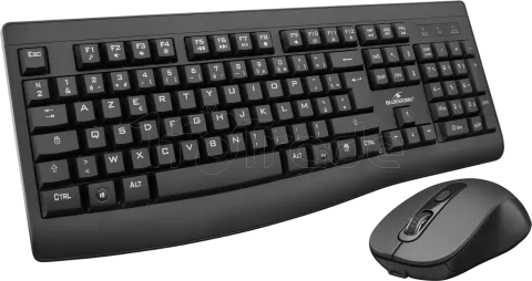 Photo de Pack 2en1 (Clavier/Souris) sans fil Bluestork Office WL (Noir)