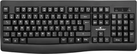Photo de Pack 2en1 (Clavier/Souris) sans fil Bluestork Office WL (Noir)