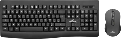 Photo de Pack 2en1 (Clavier/Souris) sans fil Bluestork Office WL (Noir)