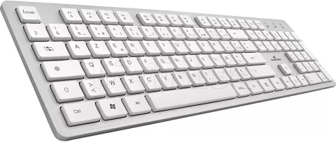 Photo de Pack 2en1 (Clavier/Souris) sans fil Bluestork Pack Easy II (Blanc)