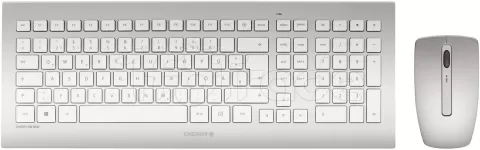 Photo de Pack 2en1 (Clavier/Souris) sans fil Cherry DW-8000 (Argent)