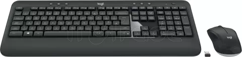 Photo de Pack 2en1 (Clavier/Souris) sans fil Logitech Advanced Wireless Combo MK540 (Noir)