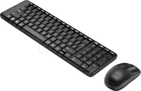 Photo de Pack 2en1 (Clavier/Souris) sans fil Logitech MK220 (Noir)