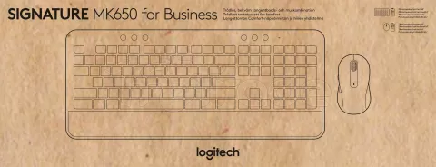 Photo de Pack 2en1 (Clavier/Souris) sans fil Logitech Signature MK650 for Business (Noir) QWERTY