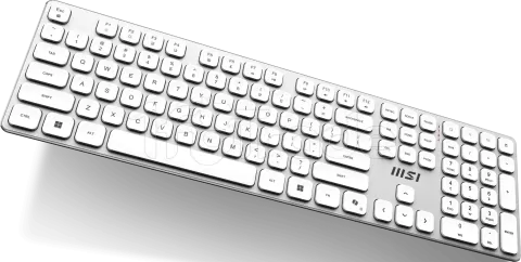 Photo de Pack 2en1 (Clavier/Souris) sans fil MSI Forge K210 Wireless Combo (Blanc)