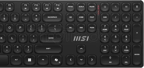 Photo de Pack 2en1 (Clavier/Souris) sans fil MSI Forge K210 Wireless Combo (Noir)