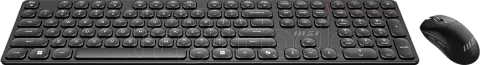 Photo de Pack 2en1 (Clavier/Souris) sans fil MSI Forge K210 Wireless Combo (Noir)