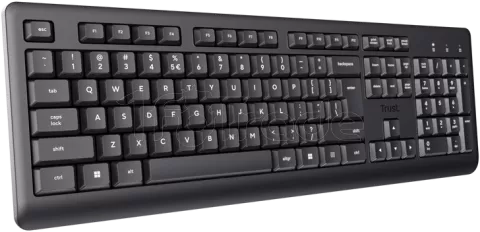Photo de Pack 2en1 (Clavier/Souris) sans fil Trust Primo (Noir)