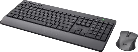 Photo de Pack 2en1 (Clavier/Souris) sans fil Trust Trezo (Noir)