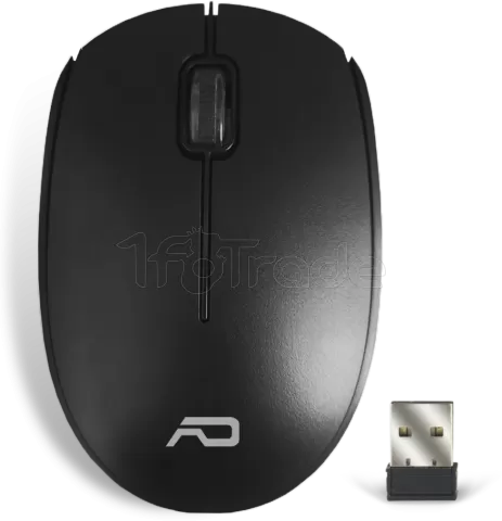 Photo de Pack 3en1 (Clavier/Souris/Tapis) sans fil Advance Elite Combo (Noir)