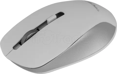 Photo de Pack 3en1 (Clavier/Souris/Tapis) Tacens Zenith (Blanc/Gris)