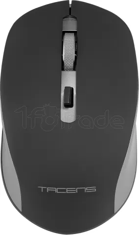Photo de Pack 3en1 (Clavier/Souris/Tapis) Tacens Zenith (Noir/Argent)