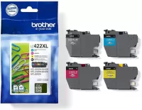 Photo de Pack 4 cartouches d'encre Brother LC-422 XL (Noir + Couleurs)