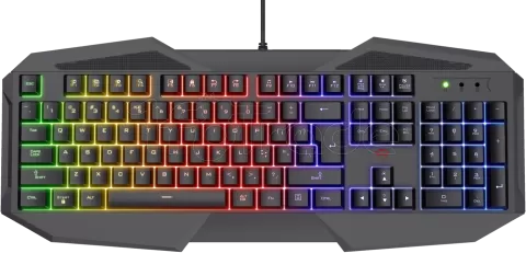Photo de Pack 4 en 1 (Clavier/Souris/Casque/Tapis) Trust GXT1180RW RGB (Noir)