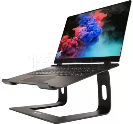 Photo de Pack 5en1 (Clavier & Souris Bluetooth/Webcam/Station d'accueil/Support) sans fil Port Design Home Office (Noir)